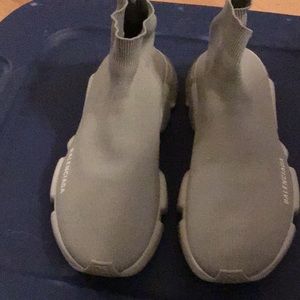 Authentic Balenciaga sock sneakers Men’s size 41 US8 grey Brand New in box